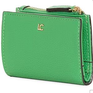 NWT Women's Leaf Green Mini Liz Claiborne Wallet